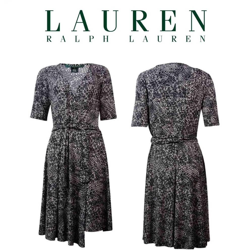 Lauren Ralph Lauren Women's Jersey Wrap Dress SZ 4